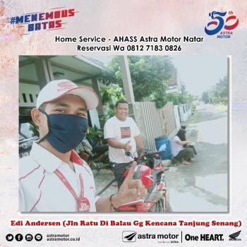 Ahass Astra Motor Natar Melalui Home Service Bertahan Dalam Kondisi PPKM